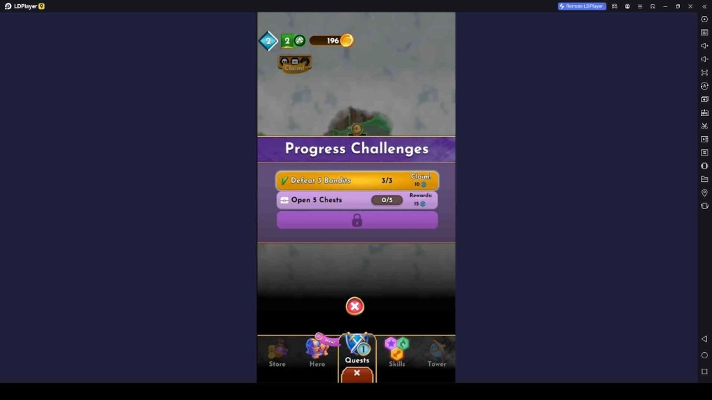 Complete Challenges for Additional Rewards