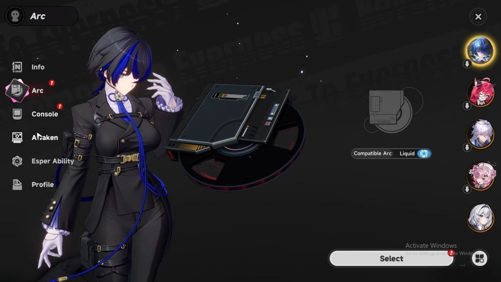 Arcs for Neverness to Everness Daffodill Build