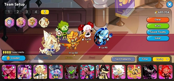 CRK Best Candy Apple Cookie Team Compositions