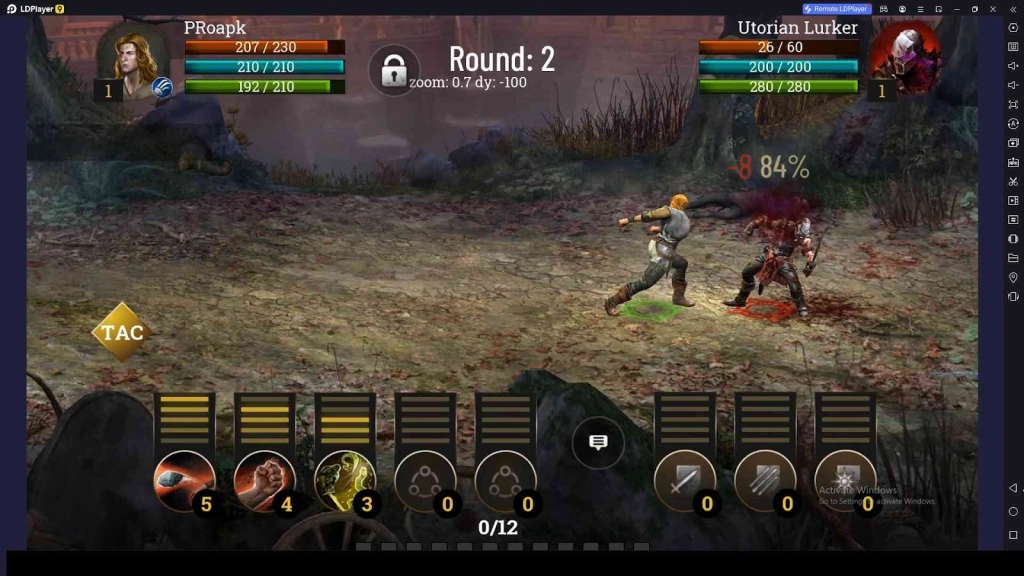 Use the Attack Types According to the Enemies