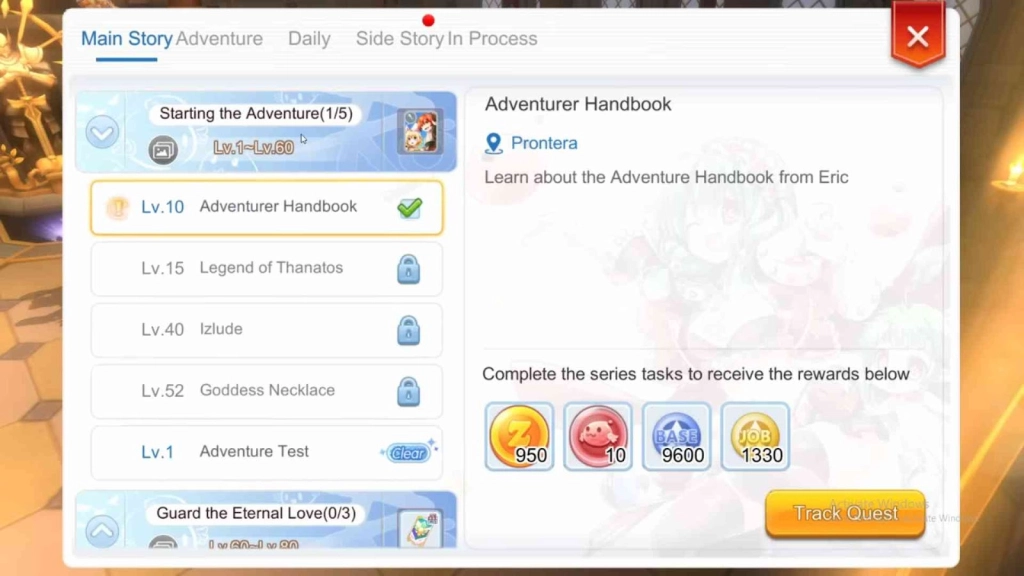 Complete Main Quests