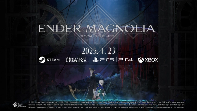『ENDER MAGNOLIA: Bloom in the mist』  的完整版將於2025年1月23日（四）發售！