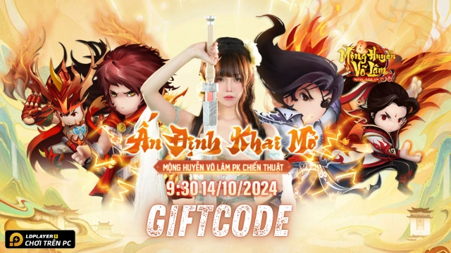 Full bộ code Mộng Huyễn Võ Lâm mới nhất 2024 - Hướng dẫn cách nhập chi tiết