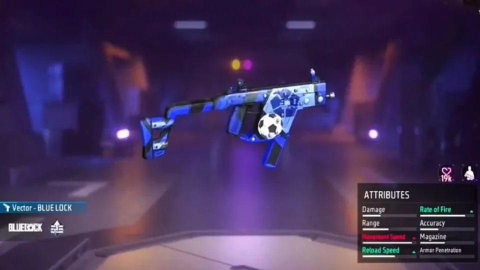 XM8 BLUE LOCK Weapon Skin