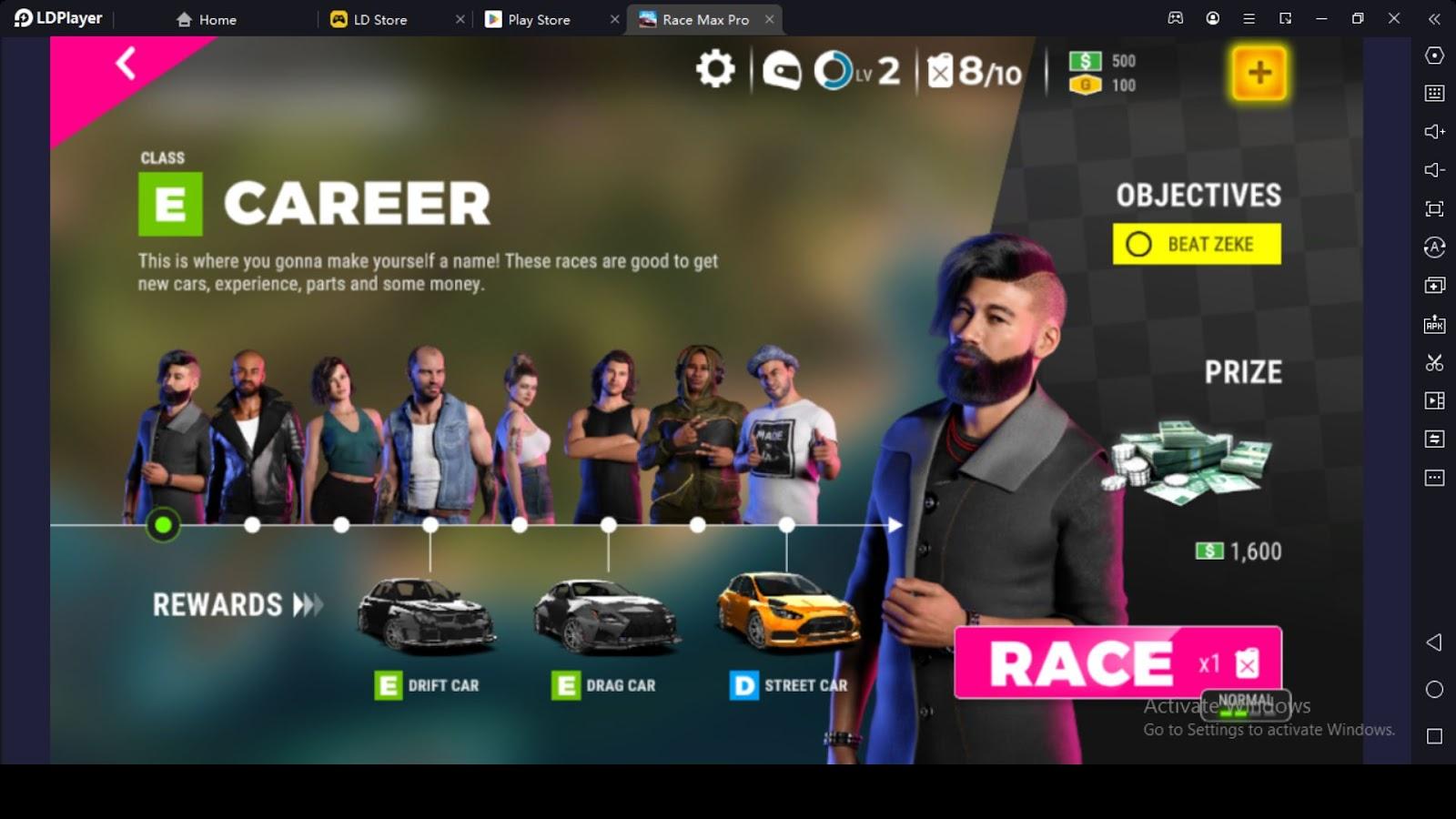 The Career of Race Max Pro - Car Racing