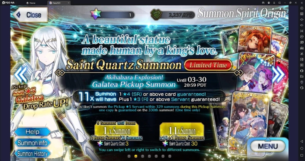 Fate/ Grand Order Akihabara Explosion Tower Climb Event Guide