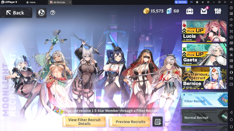 Filter Recruit