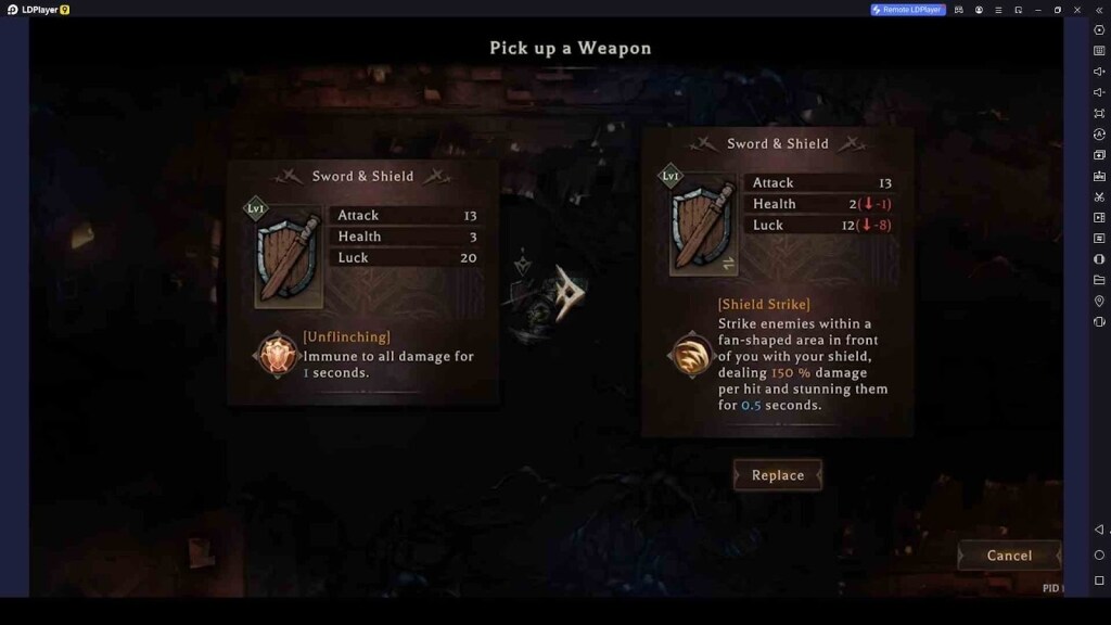 Pick a Weapon by their Stats