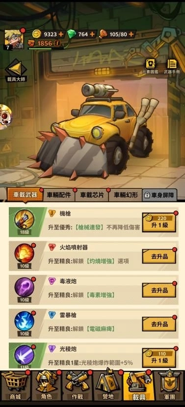 《車車屍搭普》载具