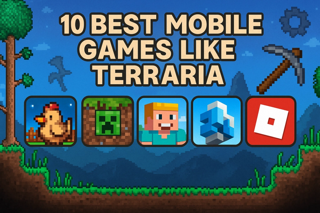 10 Best Mobile Games Like Terraria for Android & iOS (2025)