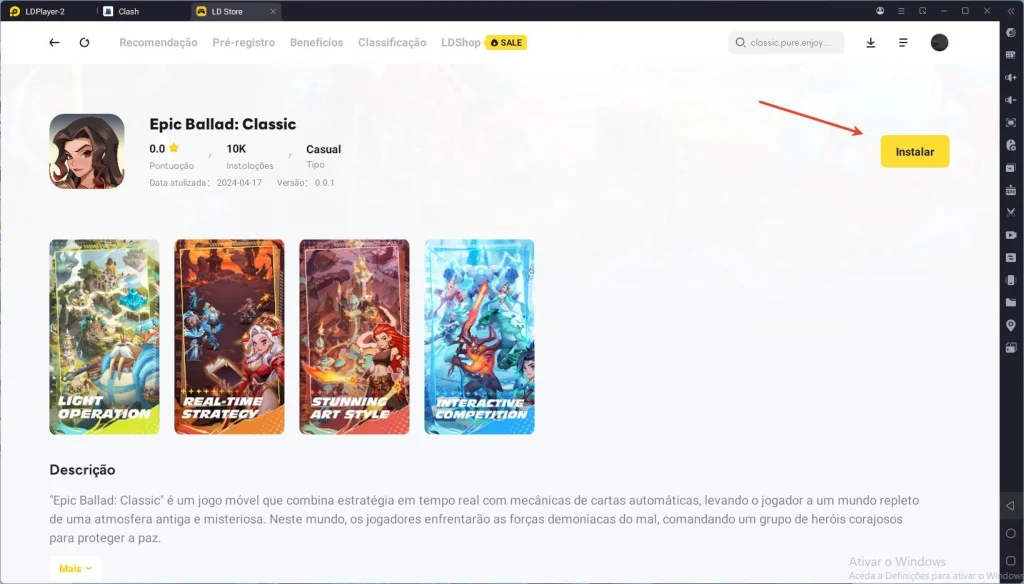 【Guia de iniciantes 】Como baixar e jogar Epic Ballad: Classic no PC?
