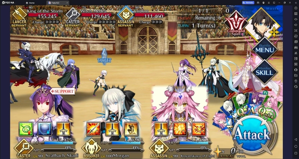 Fate/Grand Order Grand Nero Fest - How To Clear Exhibition Quests