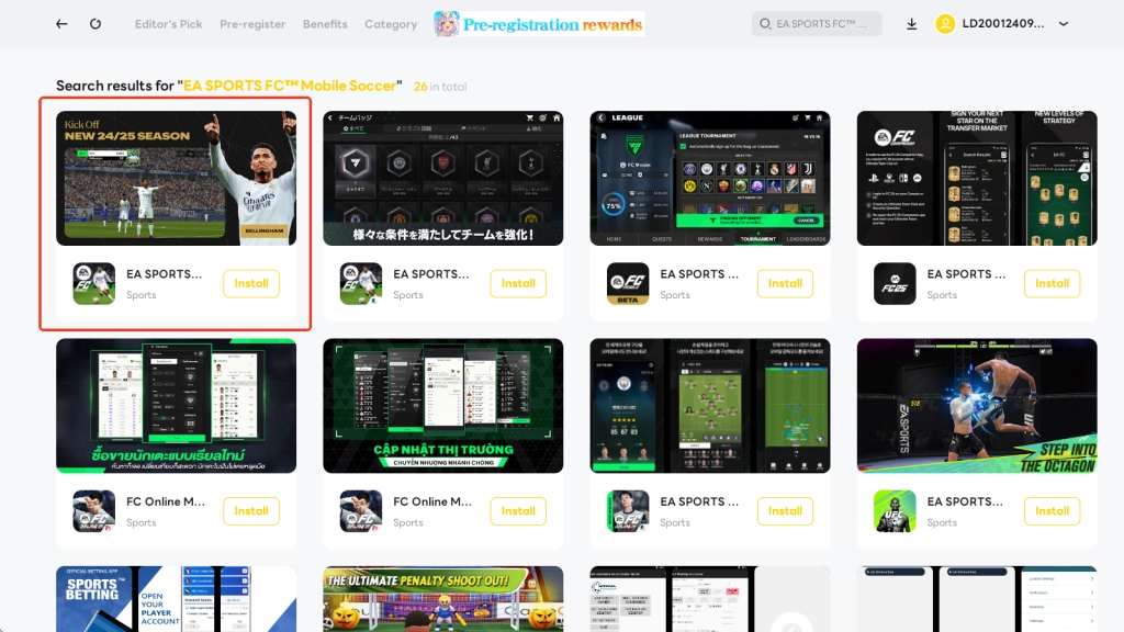 How to Download and Play EA SPORTS FC™ Mobile Soccer on PC in 2 Steps