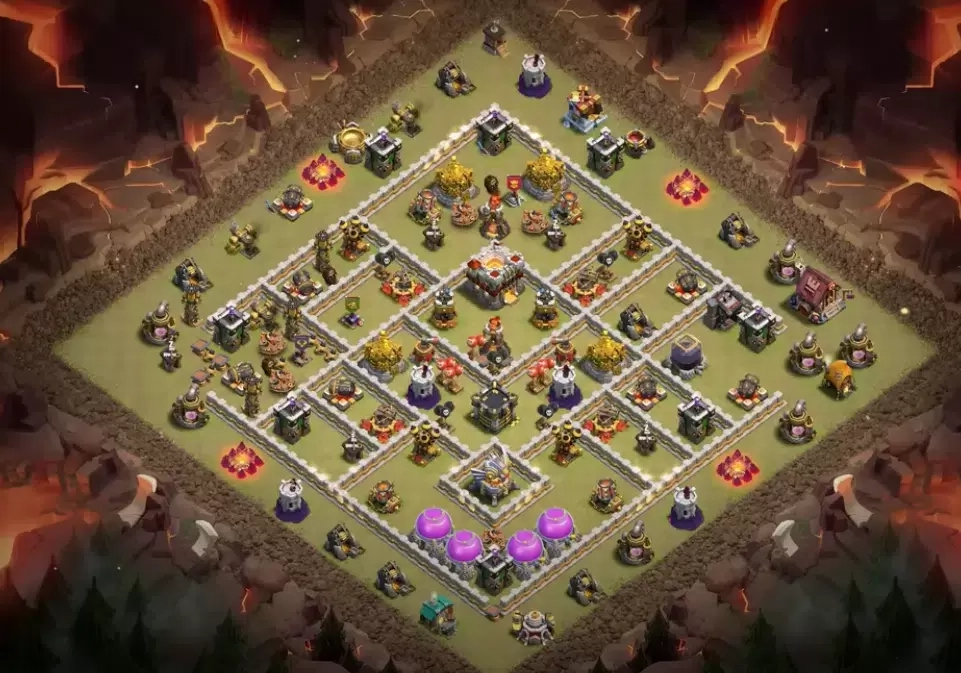 Clash of Clans Best Townhall 11 Base Layout th11 war