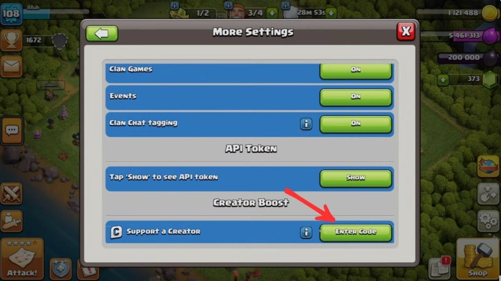 How to Redeem Creator Codes in Clash of Clans