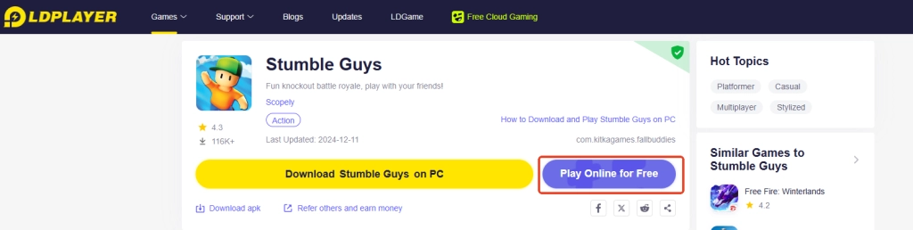 How to Play Stumble Guys on PC with LDPlayer 9 in 2024