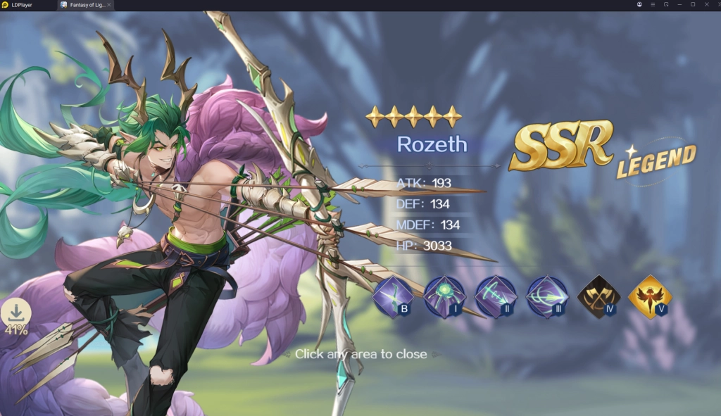 Fantasy of Light Rozeth