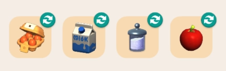 Apple Frosted Pancake Ingredients