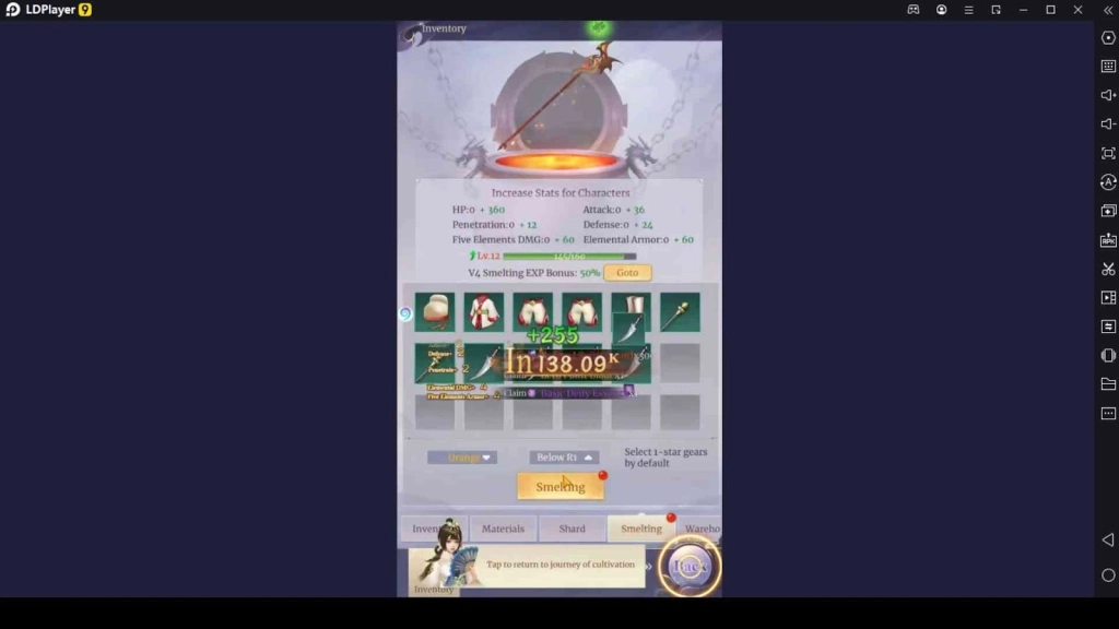 Smelt Your Low Rarity Equipment 