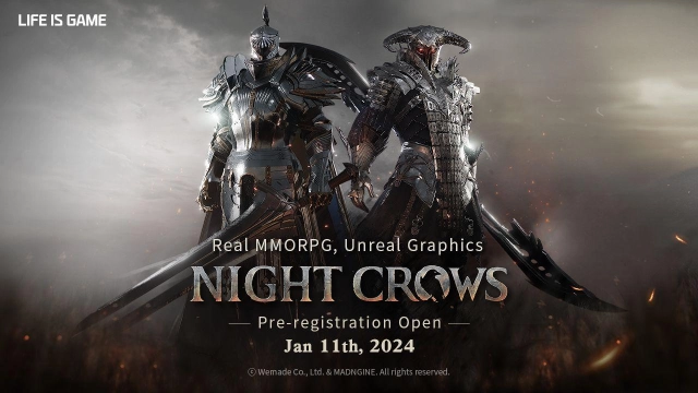 WEMADE、新作MMORPG「Night Crows」 グローバルの事前登録開始