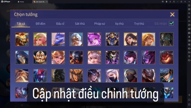 LIÊN QUÂN MOBILE - Cập Nhật Điều Chỉnh Tướng, Tính Năng Bán Vật Phẩm