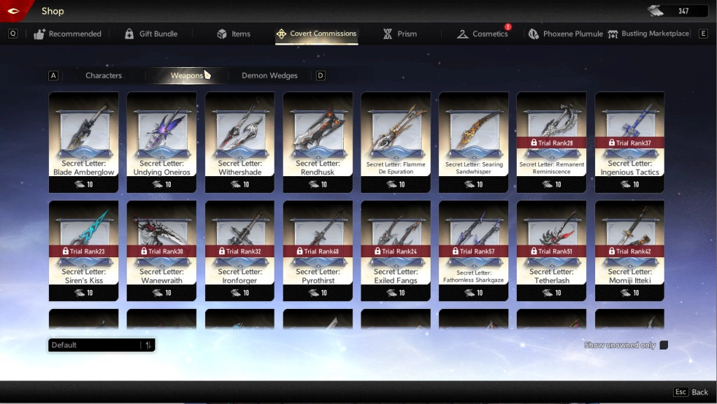 purchase Secret Letters in shop