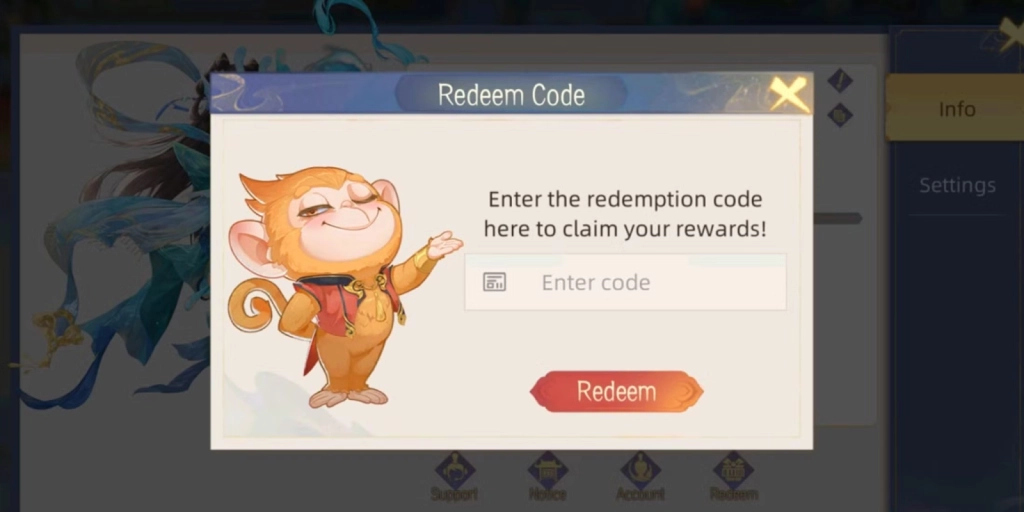 Redeeming Process for Codes in Mythical Odyssey