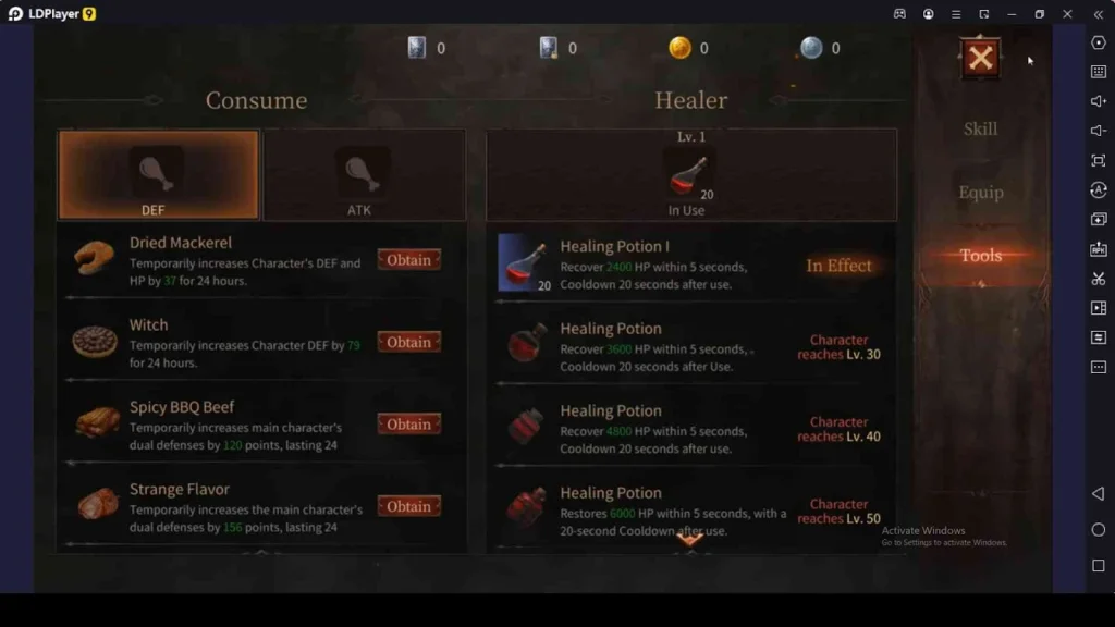 Buy Necessary Resources and Items from the Marketplace Buy Necessary Resources and Items from the Marketplace