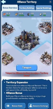 What is an Alliance Territory