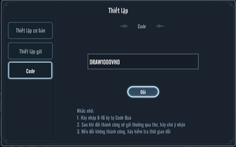 Full bộ code VOH: Chronicle of Spirits - Hướng dẫn cách nhập chi tiết