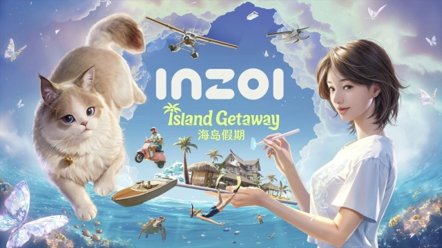 KRAFTON 宣布《inZOI》首部免費 DLC「海島假期」將隨著 8 月 20 日 Gamescom 2025 開幕正式推出