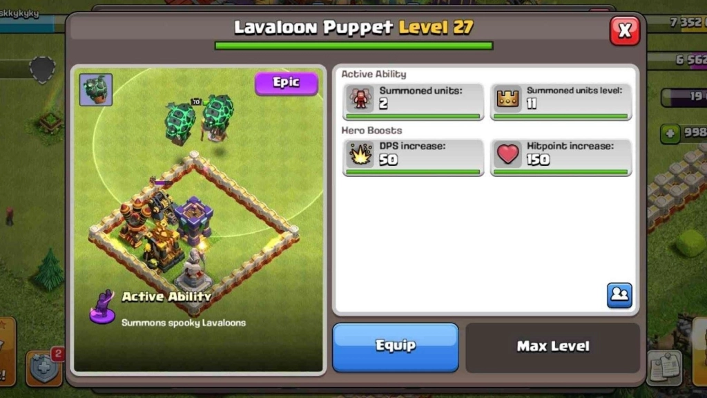 How Does the Lavaloon Puppet COC Ability Work