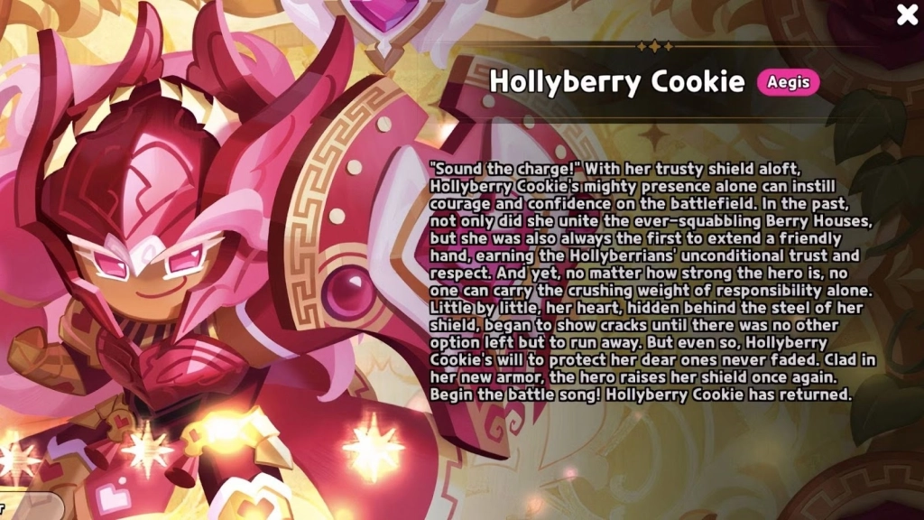 Aegis Hollyberry Cookie (Ancient+, Defense)