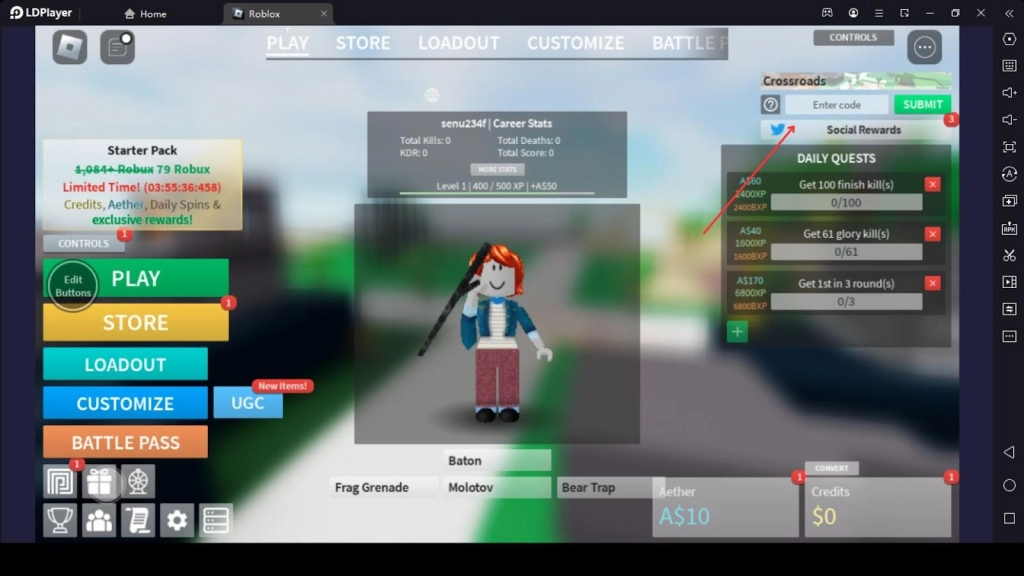 How to Redeem Codes in Combat Warriors
