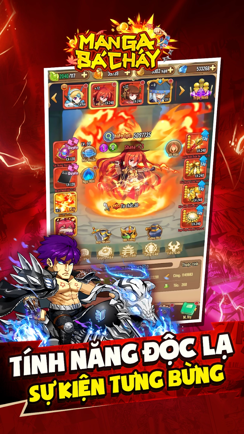 Full bộ code Manga Bá Cháy - Hướng dẫn cách nhập chi tiết