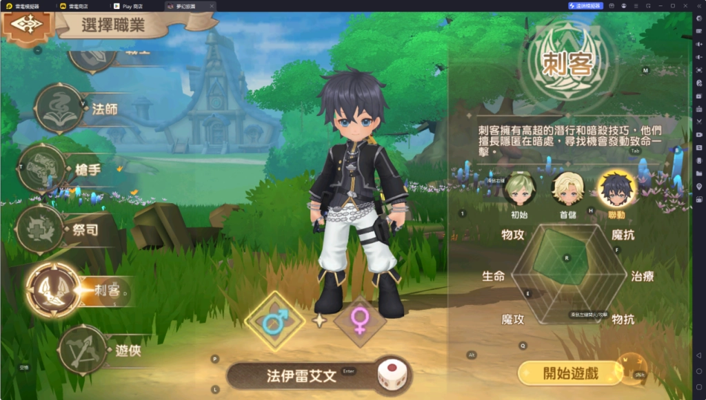 夢幻旅團職業刺客