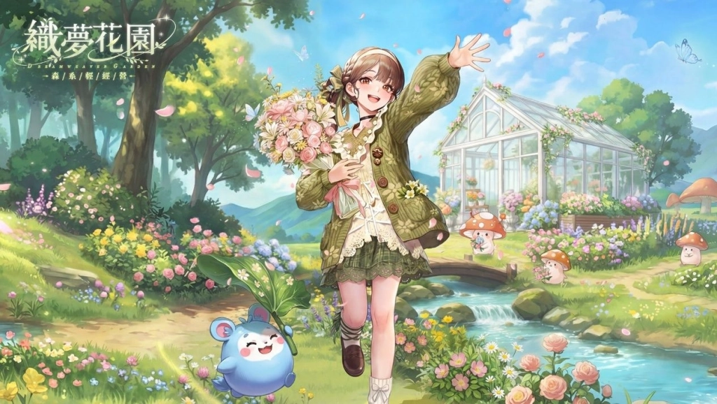 《織夢花園：森系輕經營》今日開啟預約！送限定時裝與 5 萬束實體鮮花，再抽全年份花束