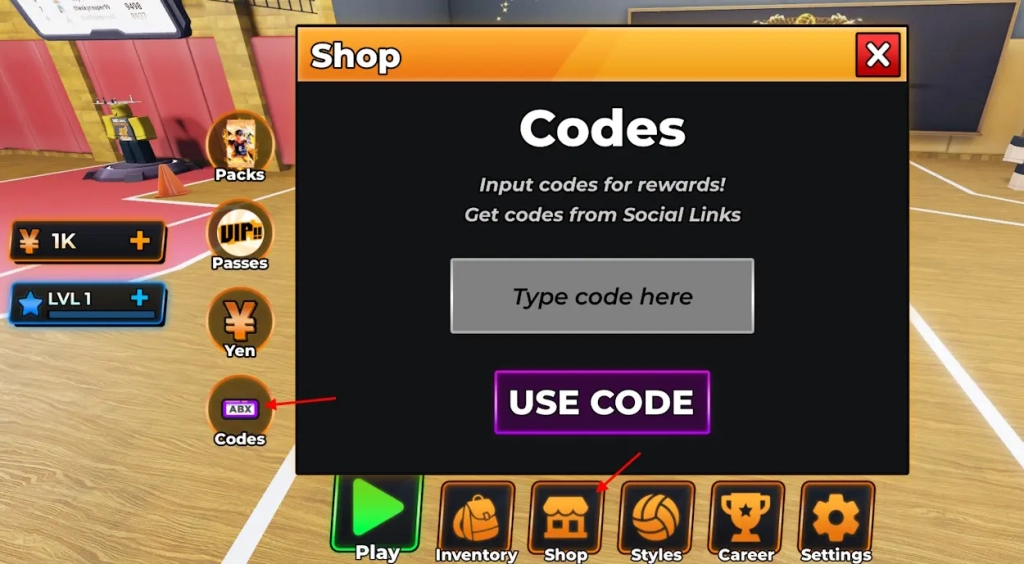 Roblox-Volleyball Legends Codes กรกฎาคม 2025 อัปเดตเรื่อยๆ