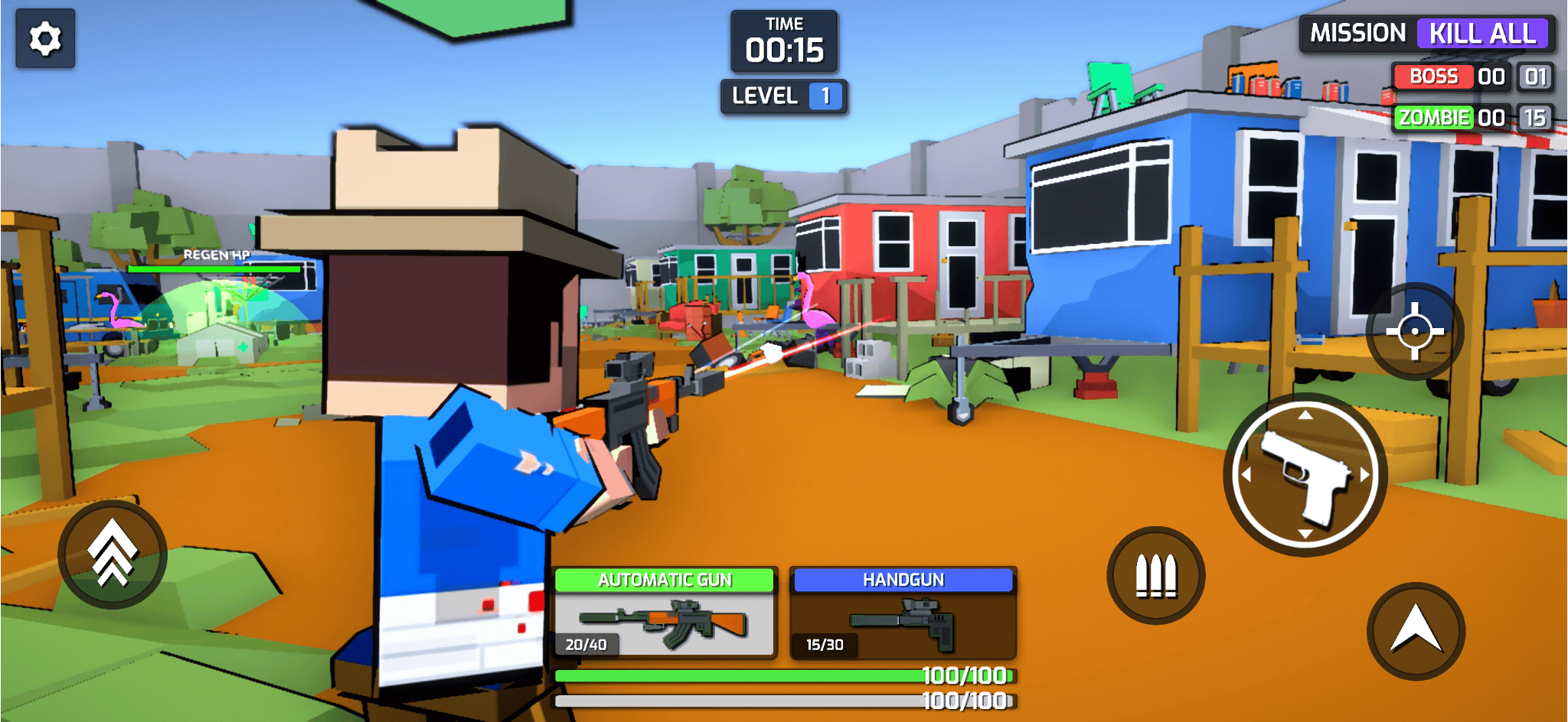 Super Gun TPS 3D Online-poster