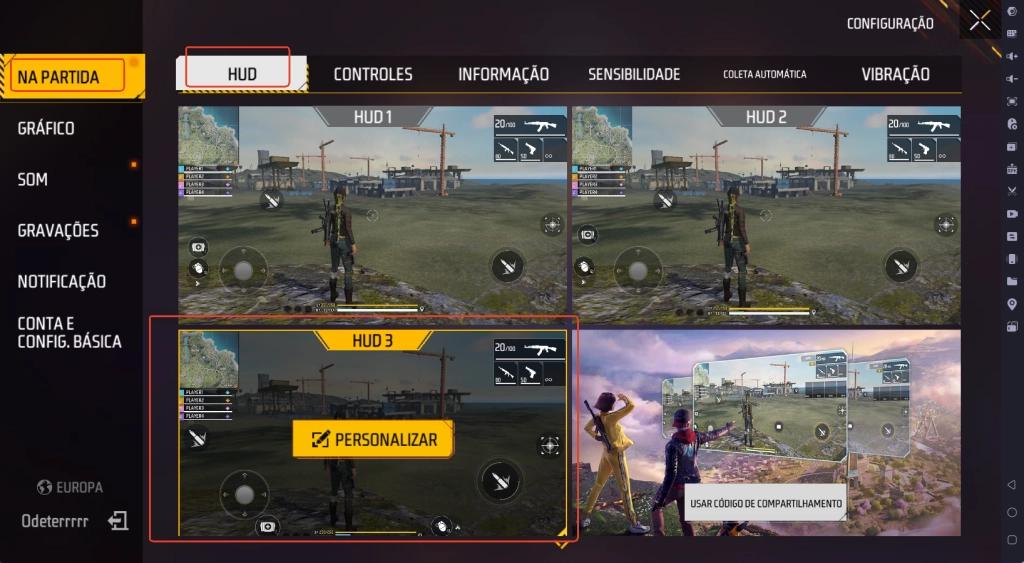 Como resolver o erro de agachamento inesperado e travamento do mouse no Free Fire?