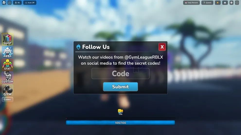 How to Redeem Gym League Codes