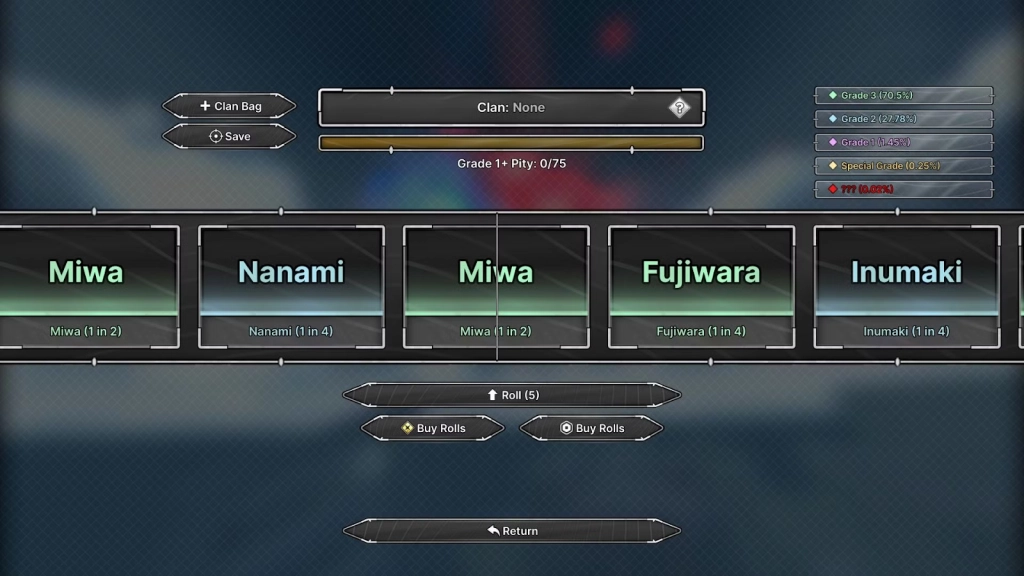 Roblox Jujutsu Zero Clan Tier List 