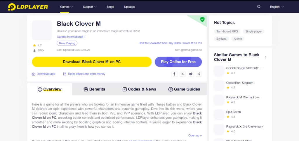 How to Download and Play Black Clover M on PC - Beginners Guide