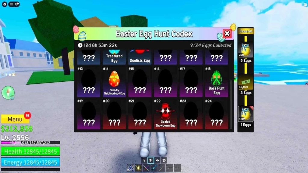Easter Egg Hunt Codex Milestones & Rewards