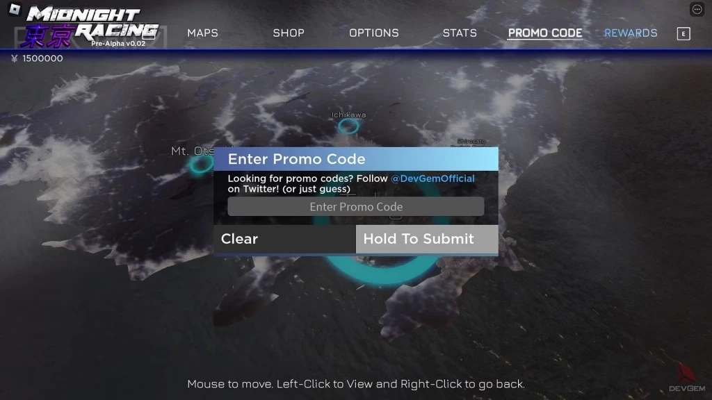 How to Redeem Codes in Roblox Midnight Racing Tokyo