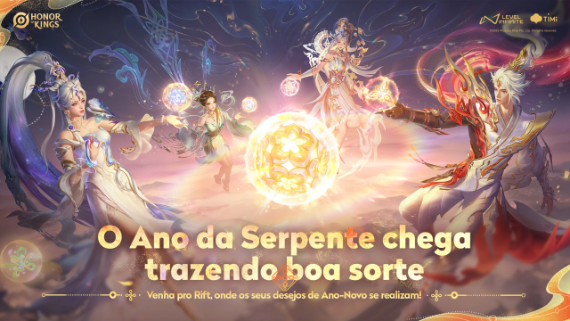 O Ano da Serpente chega ao Honor of Kings trazendo eventos e visuais gratuitos!