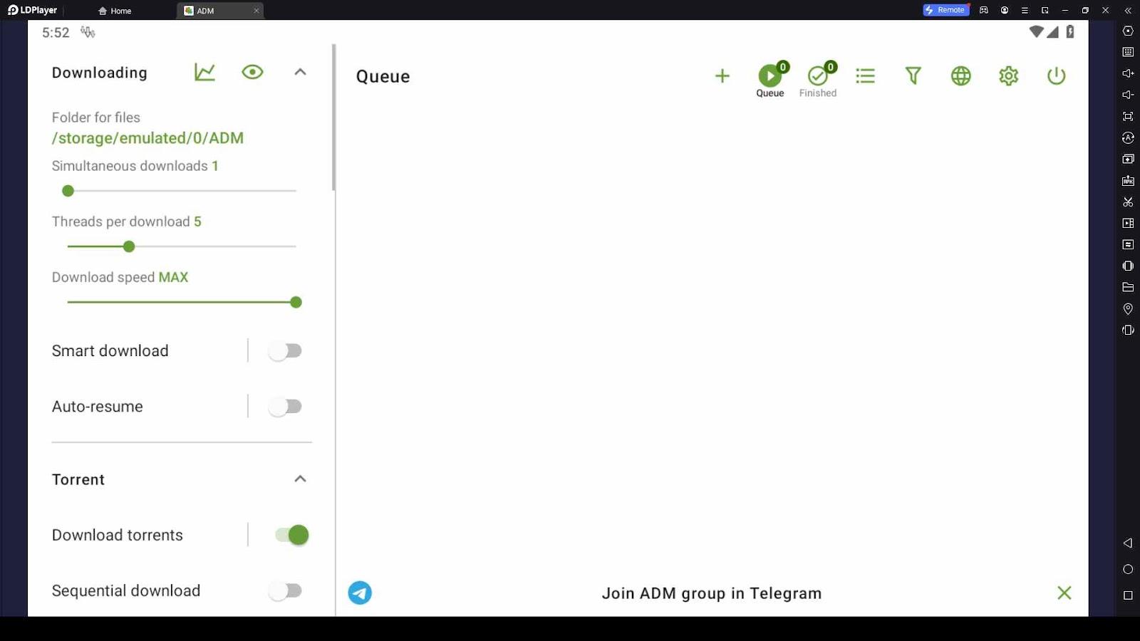 Advanced Download Manager (ADM)