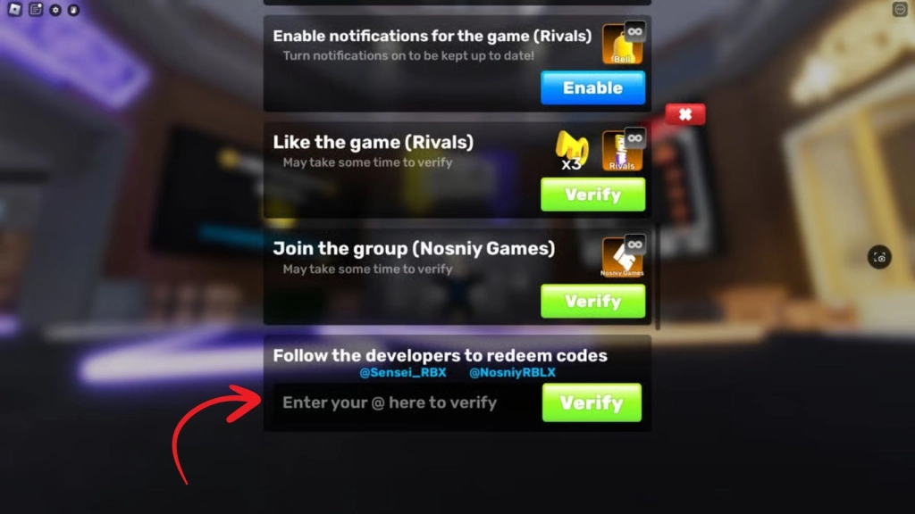How to Redeem Rivals Codes