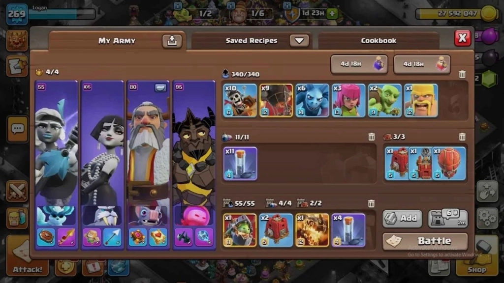 Top TH18 Armies that Work Well with the Totem Spell