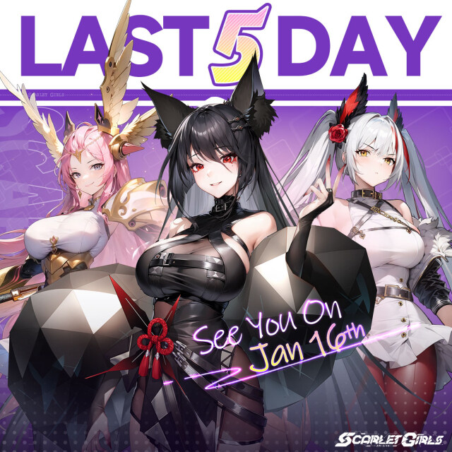 【ข่าวเกม】Scarlet Girls (Global) เปิด OBT ดาวน์โหลดแล้วตอนนี้ พร้อมเล่น 16 ม.ค นี้!!เต็มจอ FULHHD 120 FPS